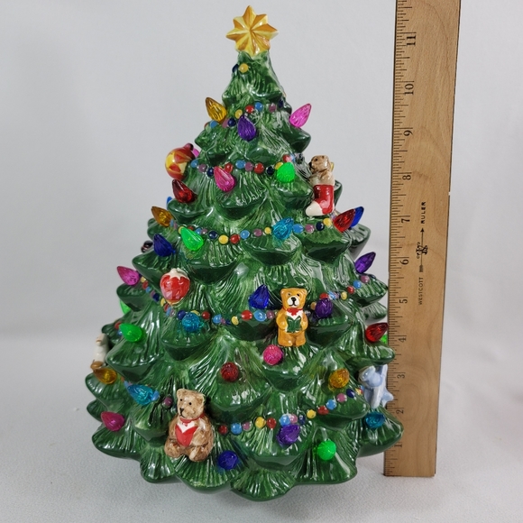 Christopher Radko Lighted Holiday Ceramic Tree - Picture 10 of 16